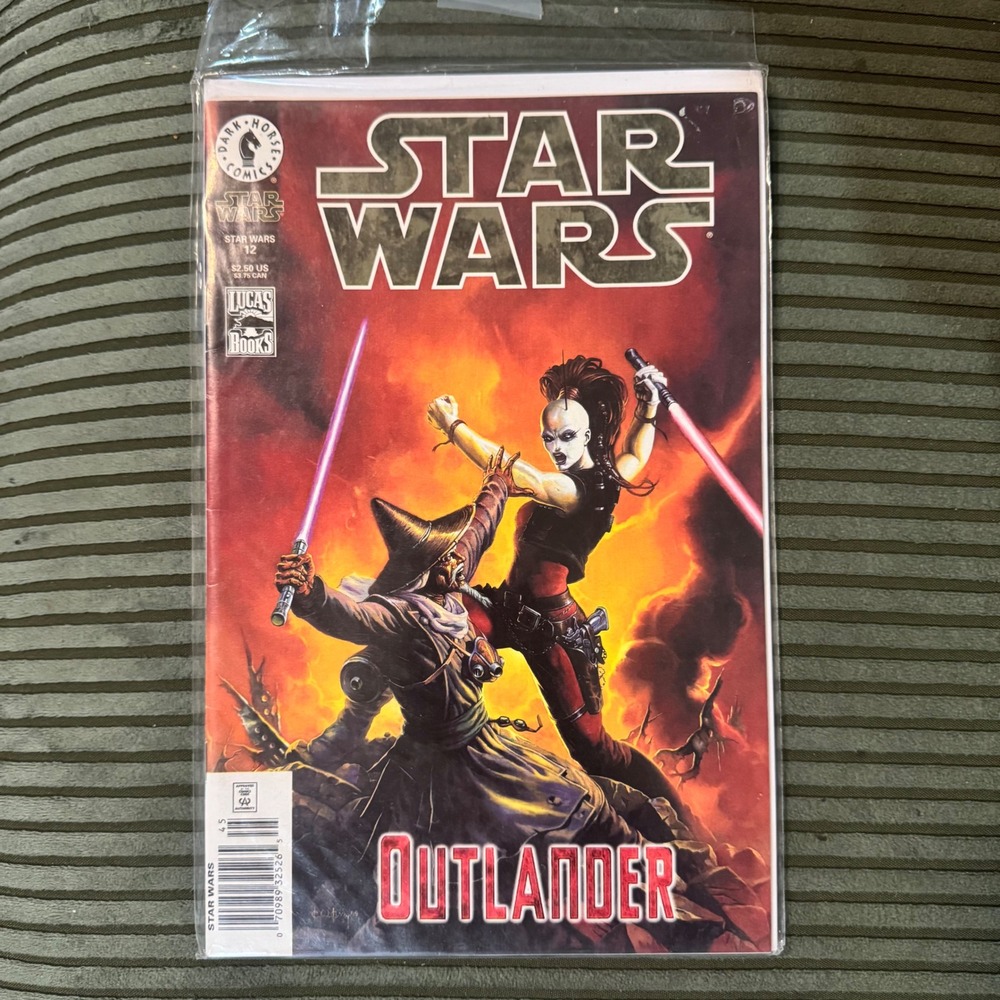 Dark Horse Star Wars 12 Outlander 1999 Comic Book Ki-Adi-Mundi Aurra Sing Cover